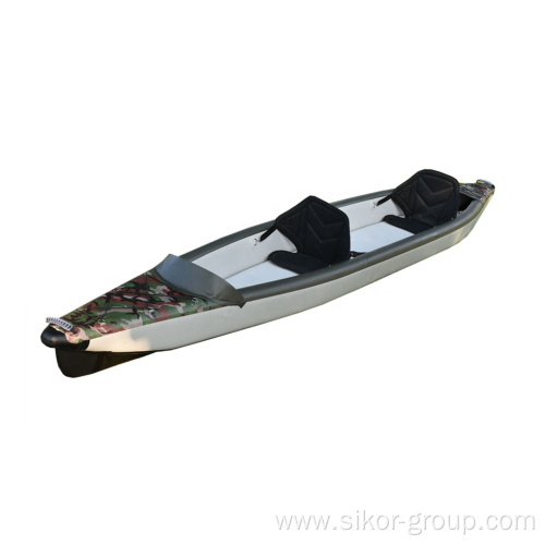 High Quality ODM OEM Advanced inflatable 2 seaters drop needle kayak single fishing professional angler kayak